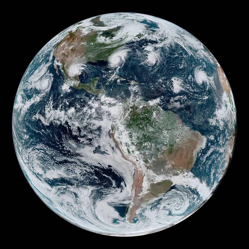 De aarde (foto: NASA)